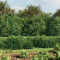 VidaXL Draadgaashek met flens 2,2x10 m groen - thumbnail