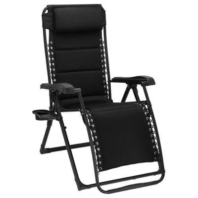 Barletta Relax Tuinstoel Zwart Travellife Buitengewoon de Boet - Buitengewoon de boet