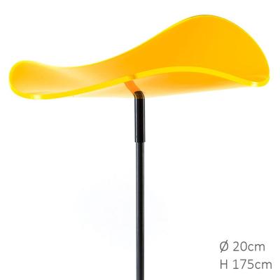 Zonnevanger 1 stuk Lucy Geel groot 175x20 cm Cazador Del Sol - Cazador del sol