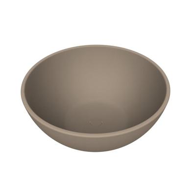 Waskom Arcqua Prince Opbouw 38x14 cm Rond Mat Truffel Arcqua