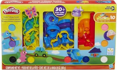 Hasbro Play-doh toolkit met +30 onderdelen & 10 kleipotjes Hasbro Play-doh toolkit met +30 onderdelen & 10 kleipotjes