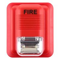 Geluid-Light Fire Alarm waarschuwing strobe Horn alert veiligheidssysteem sensor - thumbnail