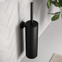 Toiletborstelset Brauer Black Wandmontage met PVD coating Mat Zwart - thumbnail