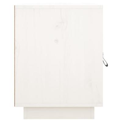 Nachtkastjes 2 st 40x34x45 cm massief grenenhout wit
