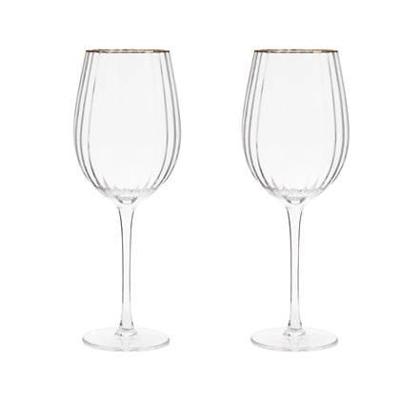 Riviera Maison Wijnglazen Set, Transparant - Les Saises - 2 stuks