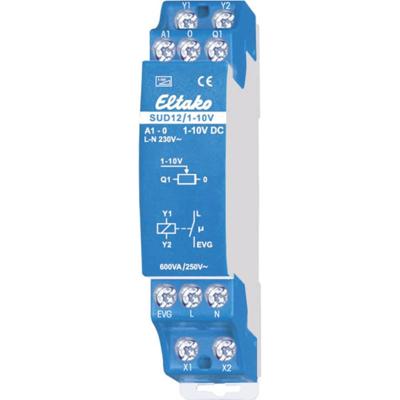 Eltako 21100802 DIN-rail dimmer Geschikt voor lampen: TL-buis, Halogeenlamp Blauw