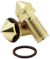 FabConstruct FabConstruct Nozzle Brass 0,4 mm voor Ultimaker UM3, S3, S5, S5 Pro Brass Nozzle AA RN35481 - thumbnail