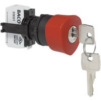 BACO L22GM01E Noodstopschakelaar Kunststof frontring, Zwart IP69K 1 stuk(s) - thumbnail