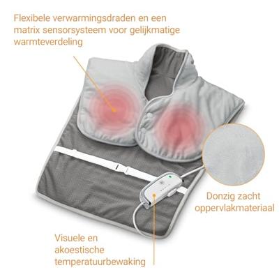Medisana HP 630 Rugverwarmer 100 W Grijs