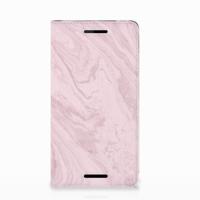 Nokia 2.1 2018 | Standcase | Marble Pink - Origineel Cadeau Vriendin - thumbnail