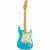 Fender American Professional II Stratocaster Miami Blue MN elektrische gitaar met koffer - thumbnail