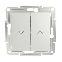 Schneider Electric EPH1370521D Rolluikschakelaar Asfora Wit (RAL 9003) 1 stuk(s) - thumbnail