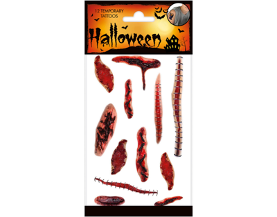 Halloween Tattoo Wonden