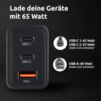 Intenso 7806510 netvoeding & inverter Binnen 65 W Zwart - thumbnail