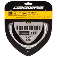JAGWIRE 2x sport shift kit - braided white - thumbnail