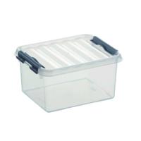 Sunware Q-line box 2 liter transp/metaal - thumbnail