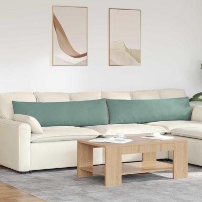Sofa Kussens 2 pcs Zeegroen 145 x 40 cm Katoen Stof Sofa Kussens 2 pcs Zeegroen 145 x 40 cm Katoen Stof