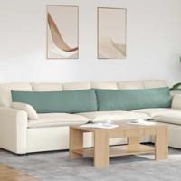 Sofa Kussens 2 pcs Zeegroen 145 x 40 cm Katoen Stof - thumbnail