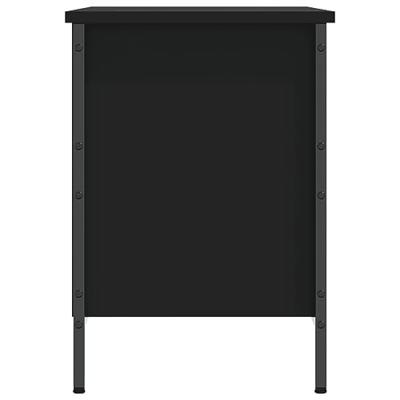 VidaXL Schoenenkast 69x35x50 cm bewerkt hout zwart