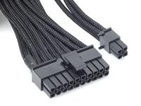 SilverStone modulaire voedingskabel pp06b-mb55 (zwart, lite retail) - thumbnail