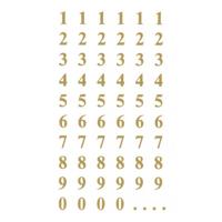 Avery AV-3728 Cijferetiket 2 Vel Goud 10 Setjes met 2 Vel - thumbnail