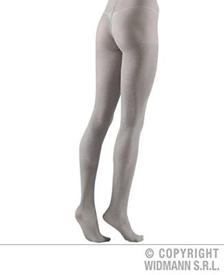 Panty 40den glitter zilver