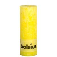 Bolsius stompkaars 19x6,8 cm geel - thumbnail