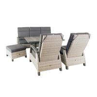 Loungeset New Haven Sunrise Beige Oosterik Home - Oosterik home - thumbnail