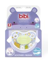 bibi Glow in the Dark Babyfopspeen voor 's nachts Silicone Multi kleuren - thumbnail
