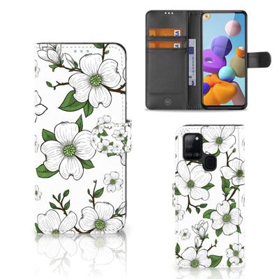 Samsung Galaxy A21s Hoesje Dogwood Flowers Samsung Galaxy A21s Hoesje Dogwood Flowers