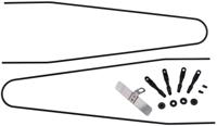 CONTEC spatbordstangen bevestigingsset "splash protect dlx" ct strut set f. splash prot.48/54mm 26/28 black - thumbnail