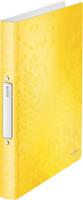 Leitz WOW ringmap, uit PP, ft A4, geel - thumbnail