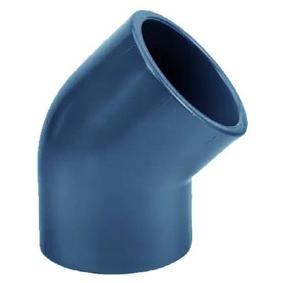 PVC knie 45 graden - 20 mm - 16 ato PVC knie 45 graden - 20 mm - 16 ato
