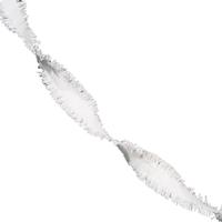 Wit Crepe Papier Slinger 6 meter - thumbnail