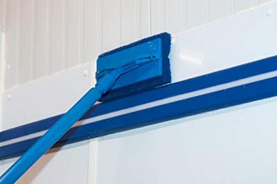 Vikan padhouder doodlebug blauw steelmodel (1 stuk)