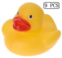 Badeendjes 9 stuks in zak 5,5cm - thumbnail