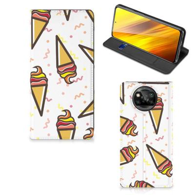 Xiaomi Poco X3 Pro | Poco X3 | Flip Style Cover | Icecream Xiaomi Poco X3 Pro | Poco X3 | Flip Style Cover | Icecream