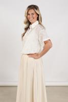 Nukus Britt Blouse Flower Nks02199 Blouse 17 Off White - thumbnail
