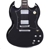 Gibson Modern Collection SG Standard Ebony elektrische gitaar met softshell koffer - thumbnail