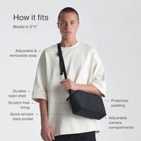 Urth Dolomite Camera Sling black - thumbnail