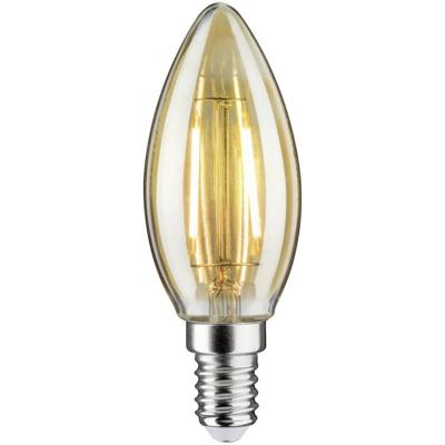 Paulmann 28524 LED-lamp E14 Kaars 2 W = 16.2 W Goud (Ø x h) 35 mm x 97 mm 1 stuk(s)