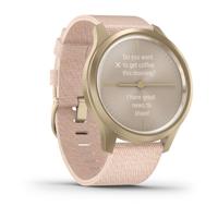 Garmin vivomove Style Champagne-Dust Rose, Fabric Smartwatch Roze - thumbnail