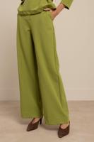 Studio Anneloes Luz Twill Trousers 13476 Broek 2900 Dark Lime - thumbnail