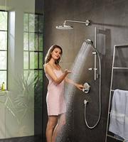 Hansgrohe ShowerSelect S afbouwdeel voor inbouwkraan thermostatisch met omstel voor 2 douchefuncties chroom 15743000 - thumbnail