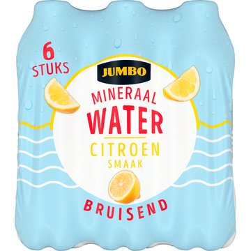Jumbo Bruisend Mineraalwater Citroensmaak 6 x 500ML