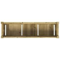 Plantenbakken met poten 2 st cm gempregneerd hout - thumbnail