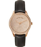 Horlogeband Michael Kors MK2649 Leder Zwart 20mm - thumbnail