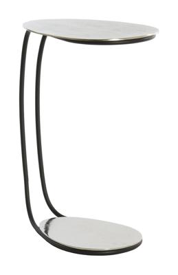 Light & Living Laptoptafel 'Marsh' 43 x 27cm, kleur Nikkel