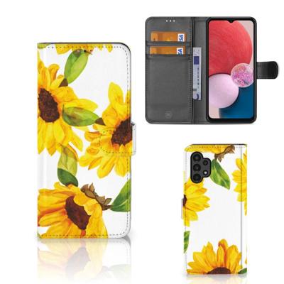 Hoesje voor Samsung Galaxy A13 (4G) Zonnebloemen Hoesje voor Samsung Galaxy A13 (4G) Zonnebloemen