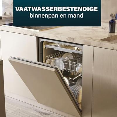 Princess Frituurpan 5 l 3270 W Anti-aanbaklaag, Oververhittingsbeveiliging Zilver, Zwart